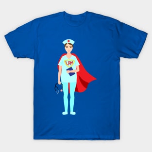 Nurse with a superhero cape T-Shirt